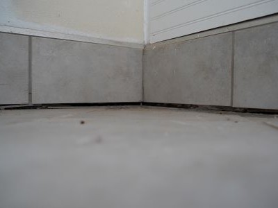 sinking interior concrete slab floor